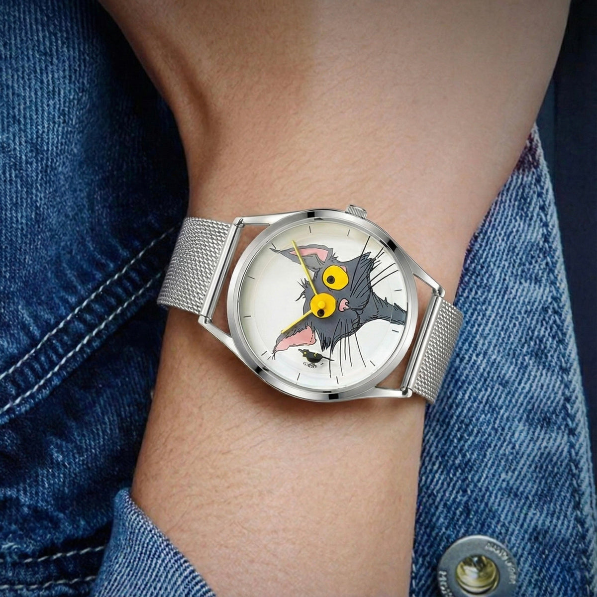 Cute Rat-Mouse Duo Wristwatch