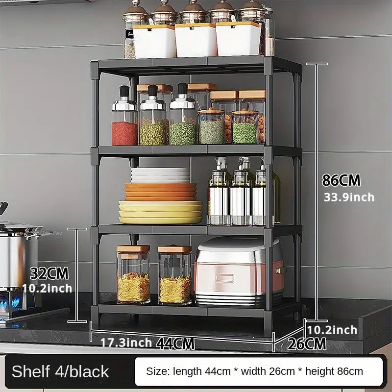 Kitchen Multi-layer Versatile Storage Rack