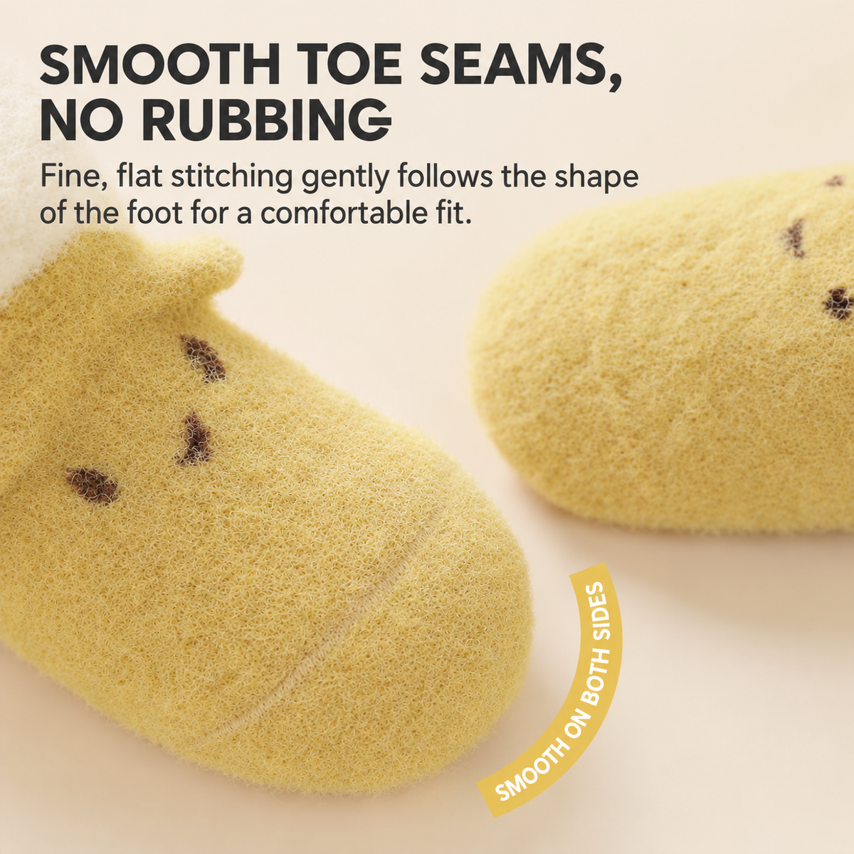 Baby Winter Knee-High Thermal Socks (0–6 Months)