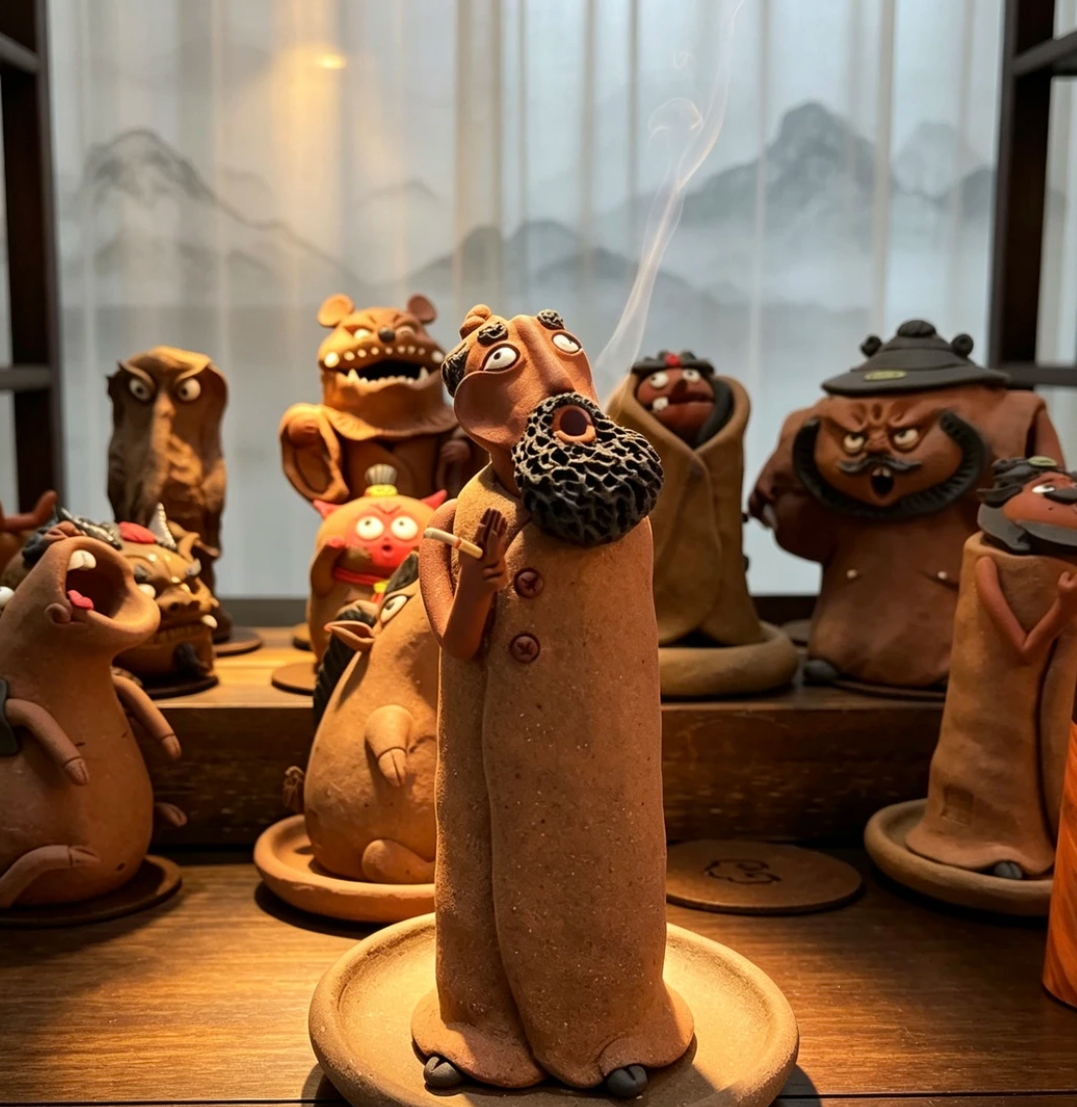 Handcrafted Ceramic Incense Holder
