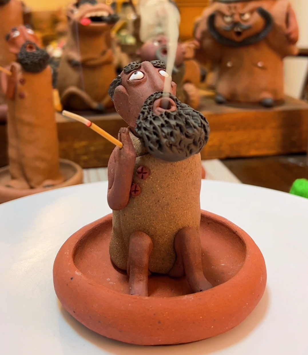 Dharma Ceramic Incense Burner