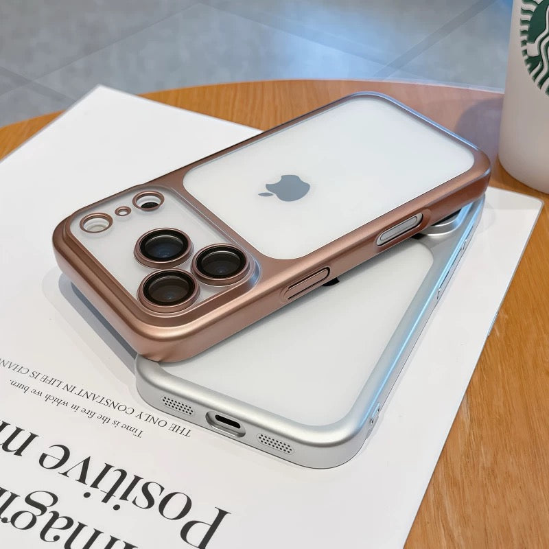 Luxury Electroplated Solid Color Case