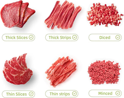 Multi functional meat slicer