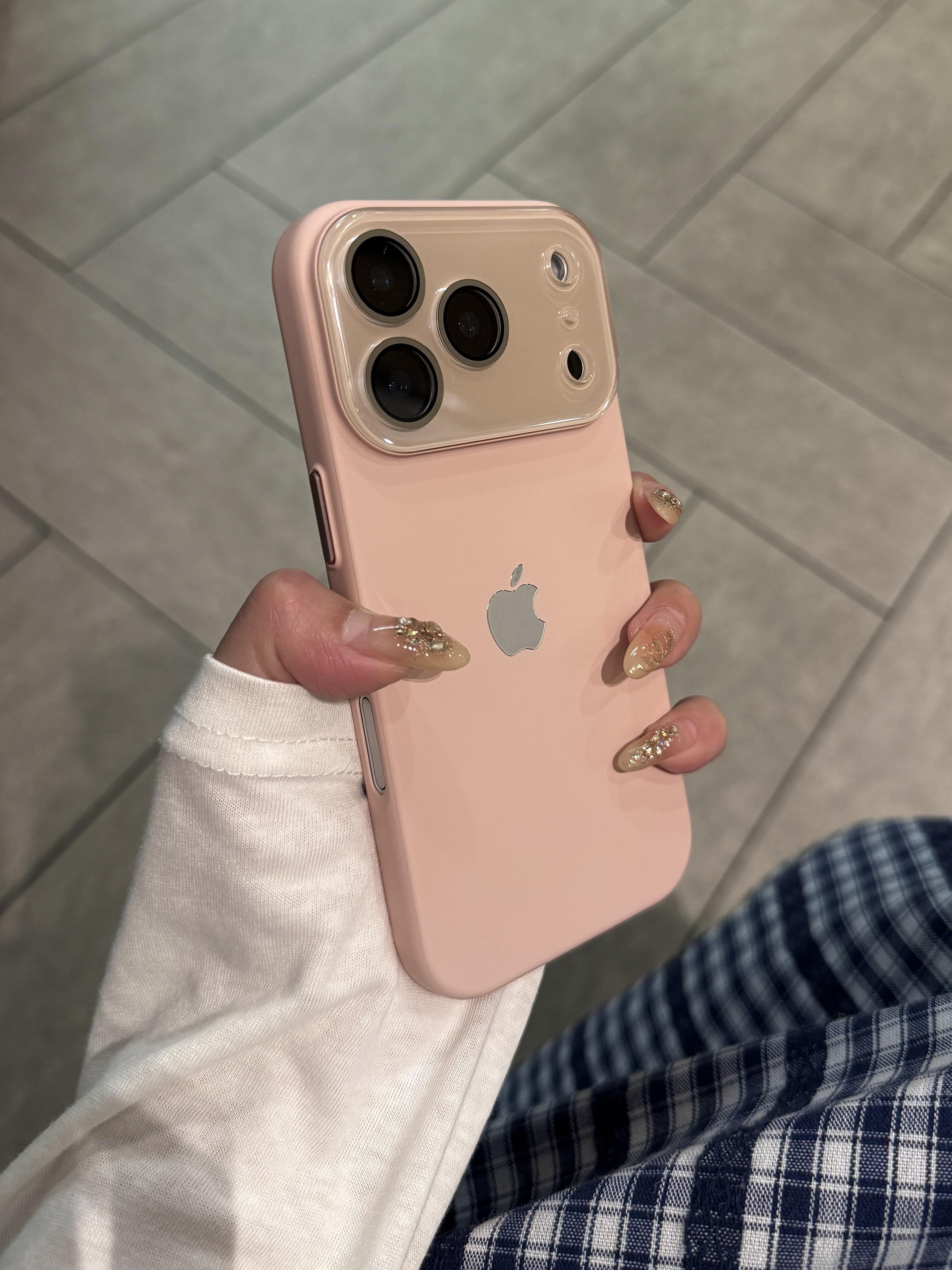 New INS-style lychee texture hard case for iPhone