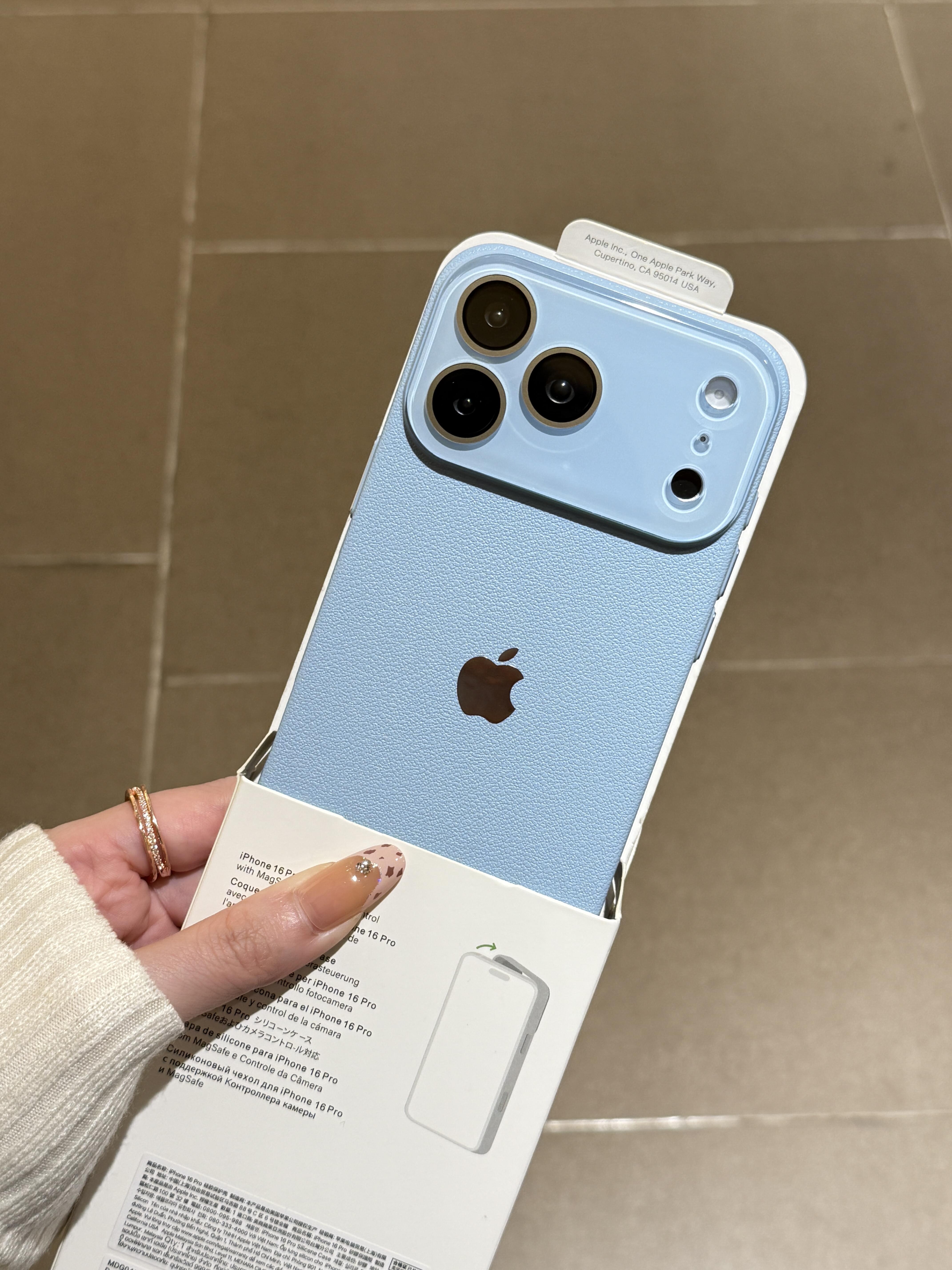 New INS-style lychee texture hard case for iPhone