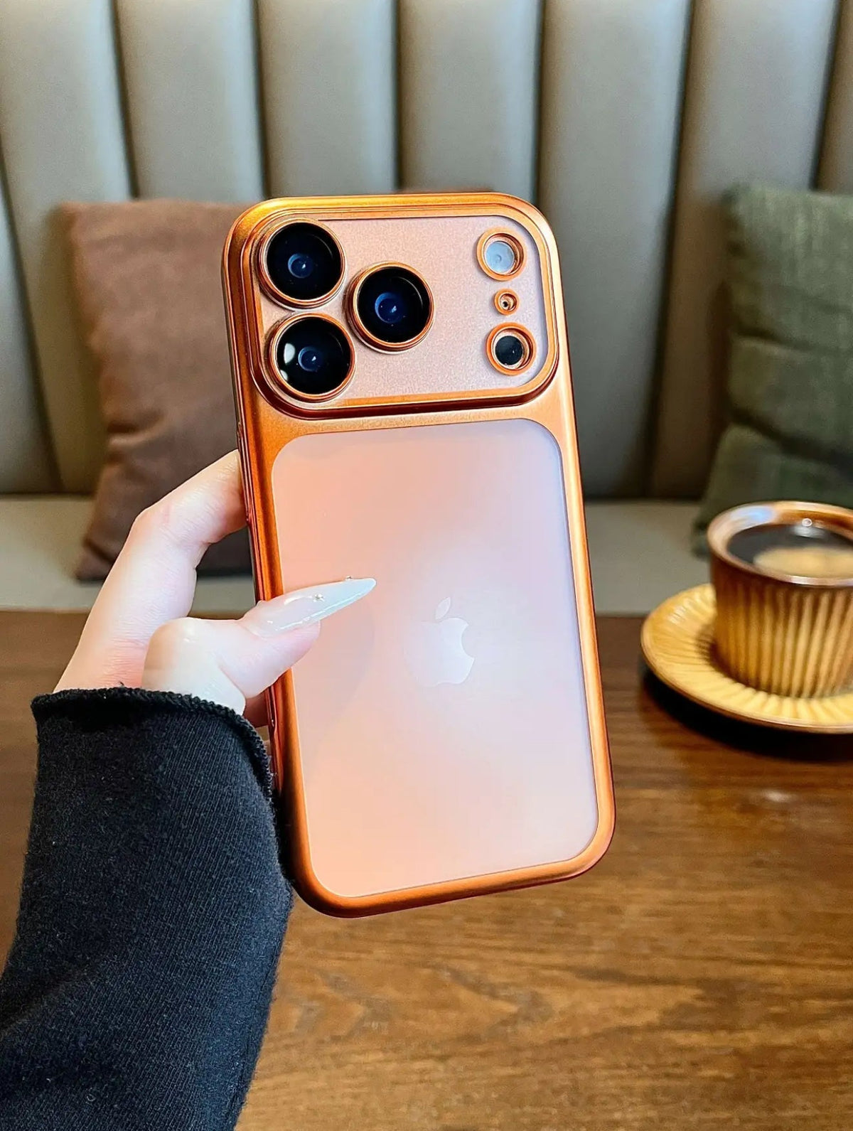 Luxury Electroplated Solid Color Case