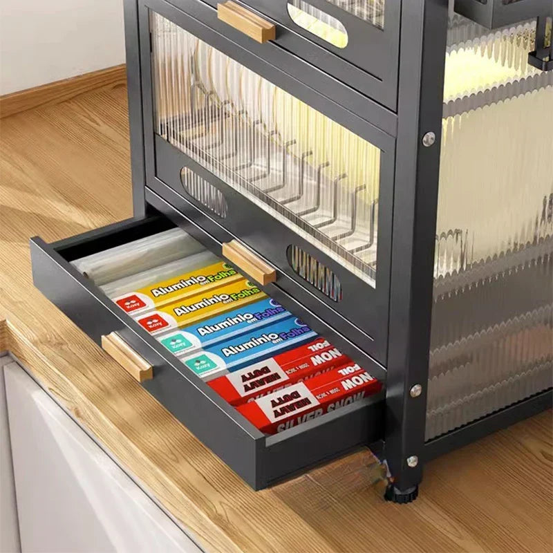 Kitchen Storage Luxury Sideboards Closet Drawers Nordic Kitchen Cabinet