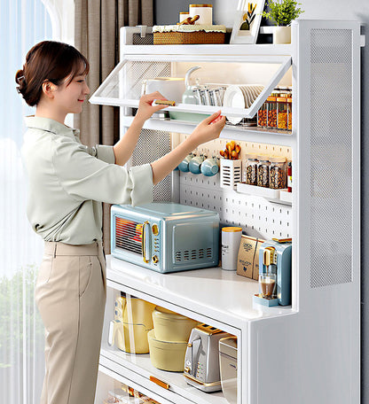Kitchen Metal Pantry Storage Cabinet