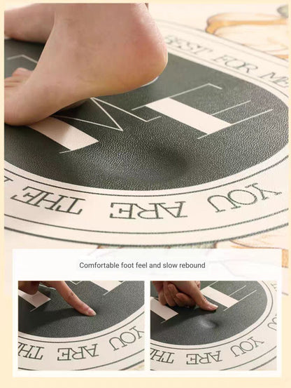 Soft Leather And Non-slip Mats