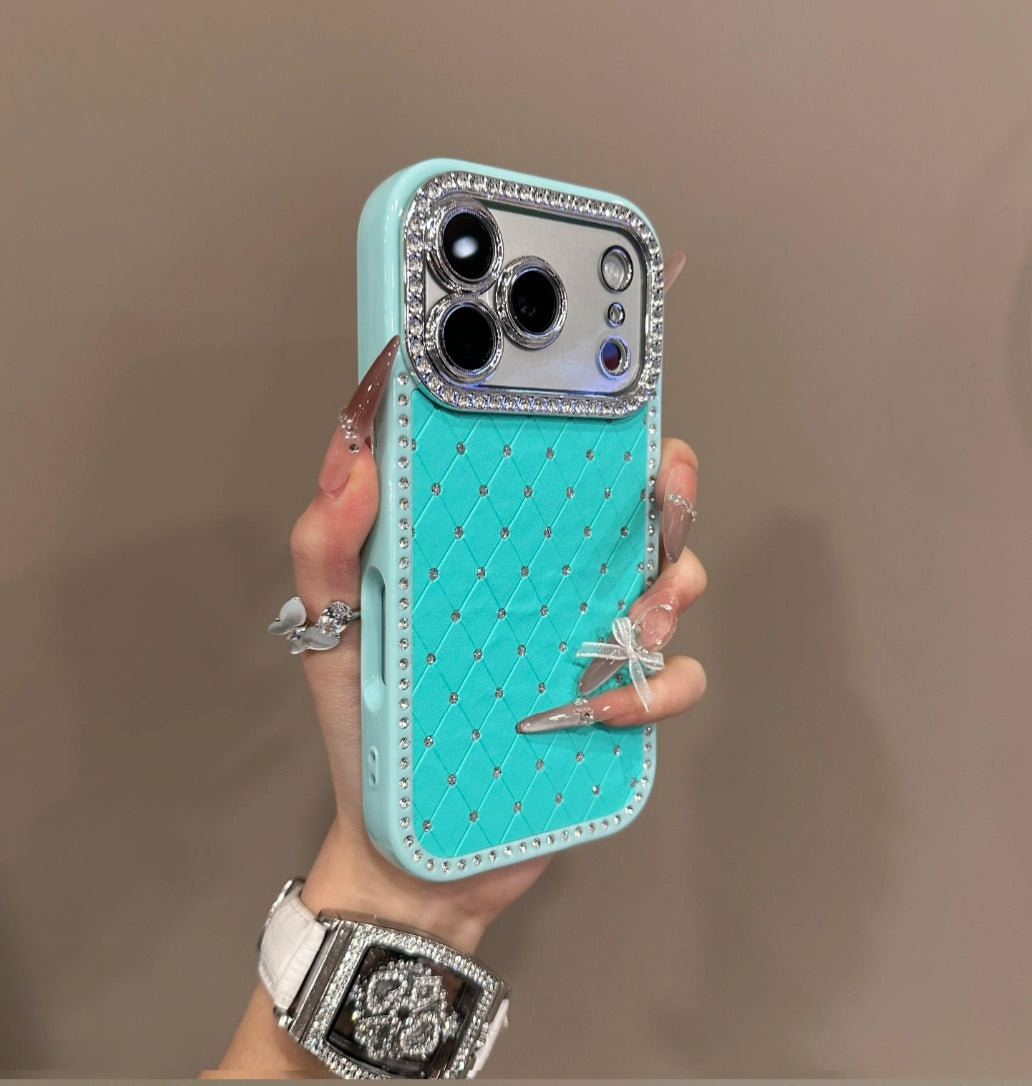 Diamond-studded thickened shockproof case