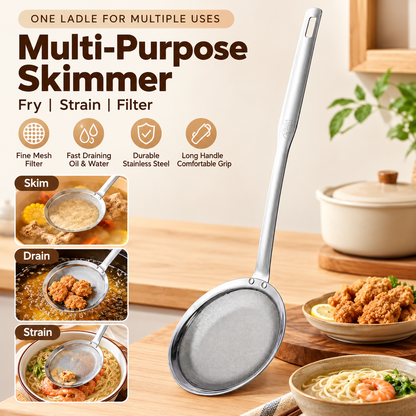 Stainless Steel Fine Mesh Skimmer