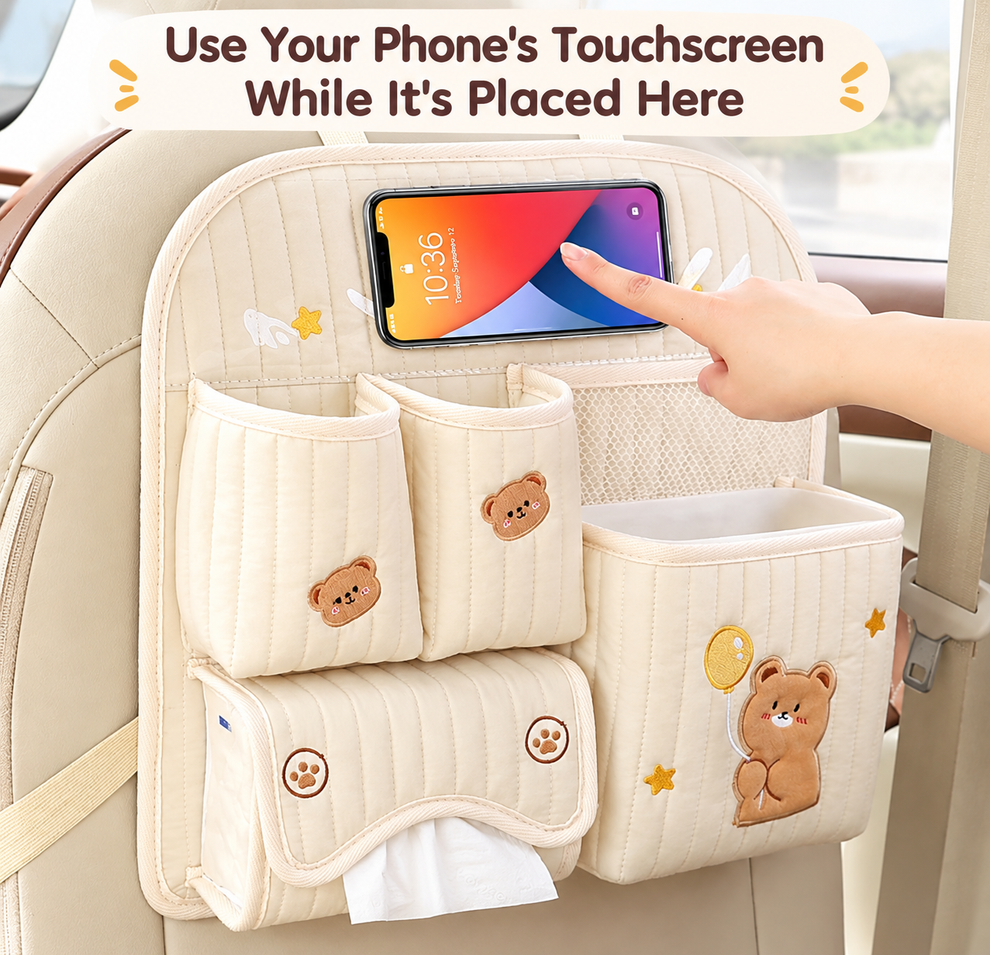 Multifunctional Car Seat Back Organizer