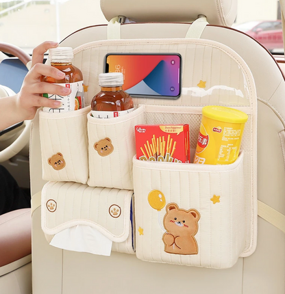 Multifunctional Car Seat Back Organizer