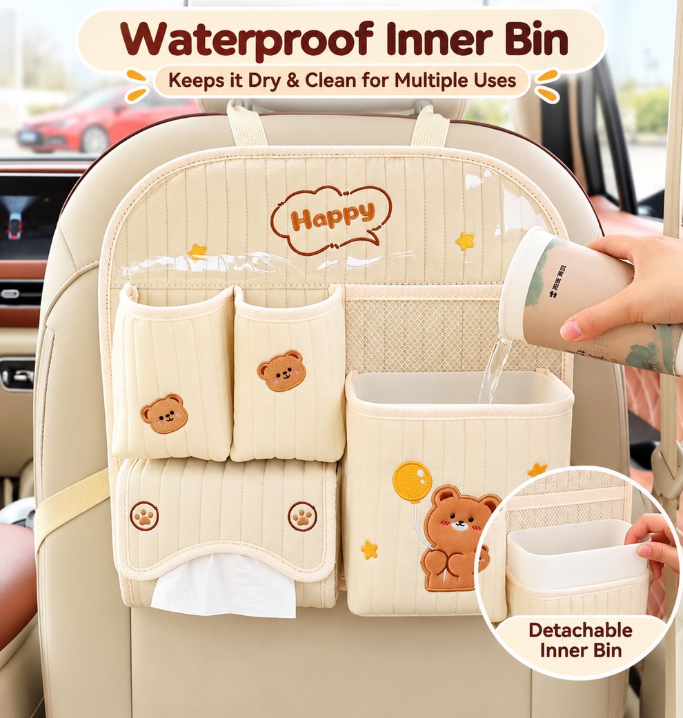 Multifunctional Car Seat Back Organizer