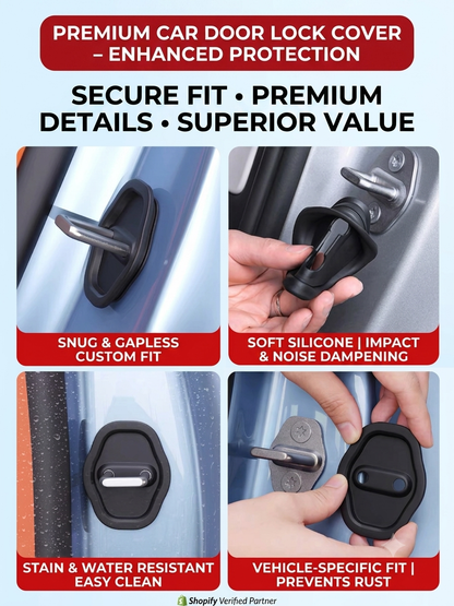 Car Door Lock Protector Cover