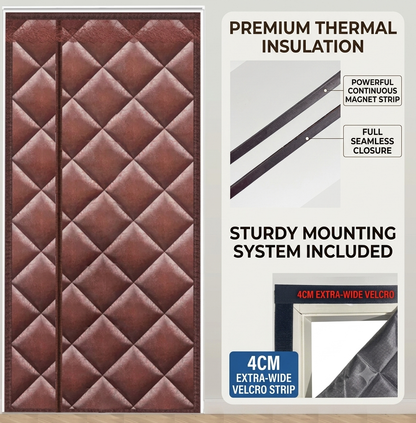 Side-Opening Insulated Windproof Door Curtain