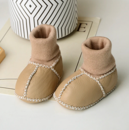 Baby Winter Fleece-Lined Sock Shoes (0–12 Months)