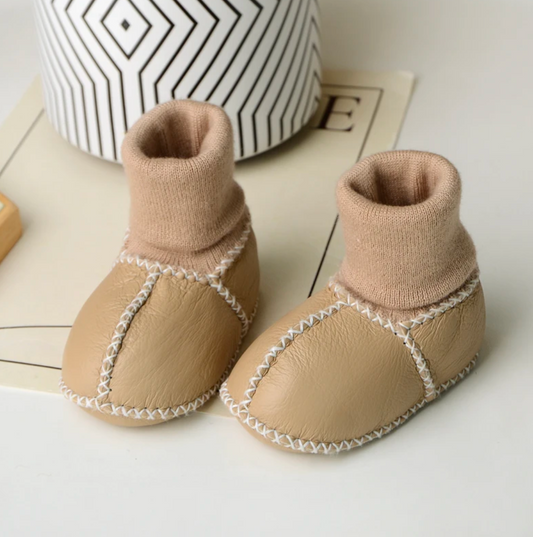 Baby Winter Fleece-Lined Sock Shoes (0–12 Months)