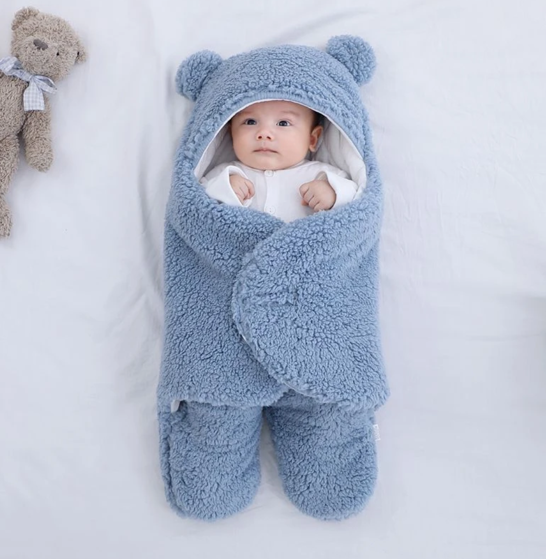 Cozy Baby Swaddle Wrap – Newborn Winter Blanket