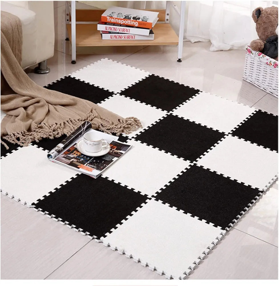 20 Pieces Plush Puzzle Foam Floor Mat