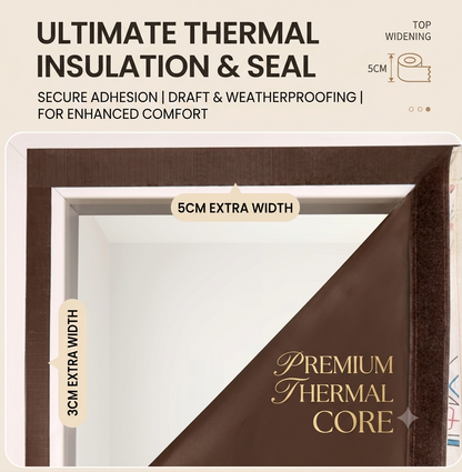 Side-Opening Insulated Windproof Door Curtain
