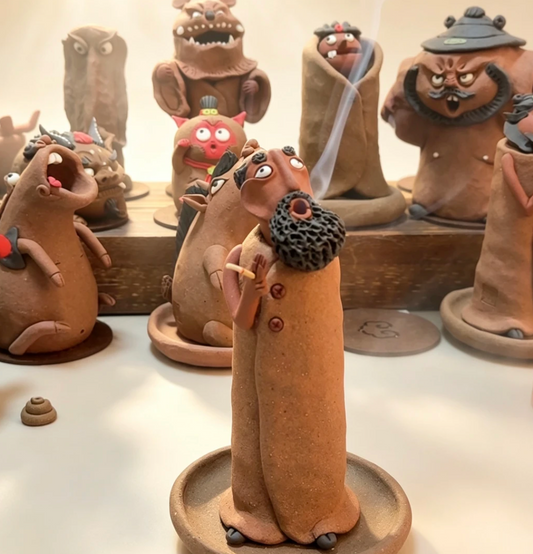 Handcrafted Ceramic Incense Holder