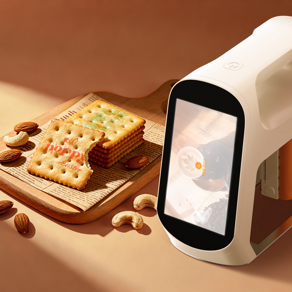 Smart Portable Food Printer – 5×10cm Print Area with Camera Preview