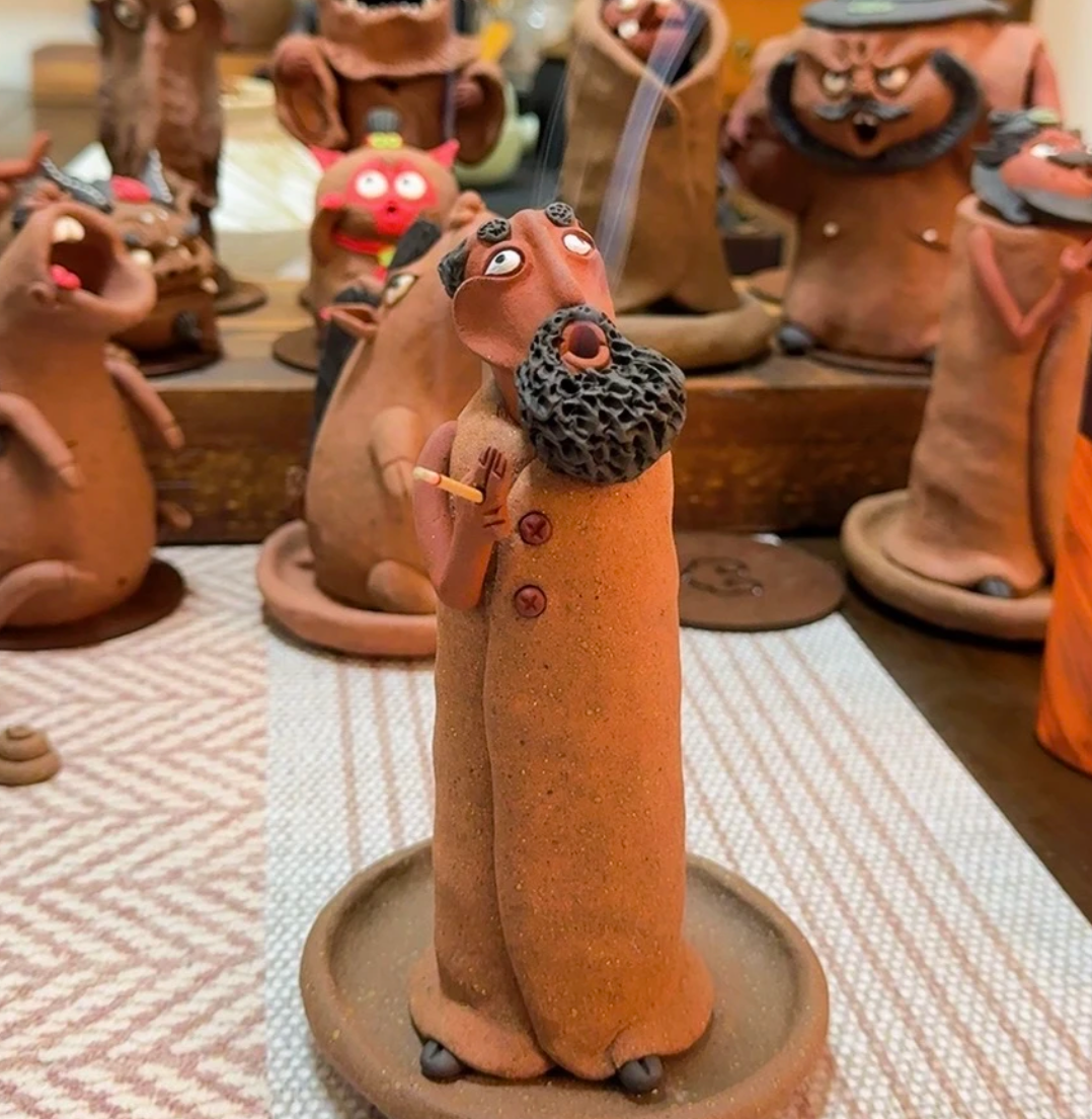 Handcrafted Ceramic Incense Holder