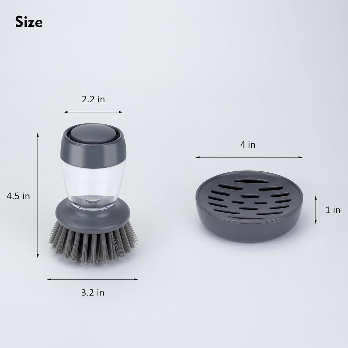 Kitchen Automatic Soap Dispensing Brush