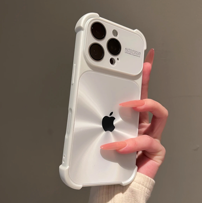 Minimalist and premium aurora-style case for iPhone 17 Pro Max, also compatible with iPhone 16, 15, and 14 — stylish, creative, and perfect for women.