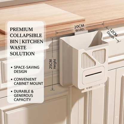 Foldable Wall-Mounted Kitchen Trash Bin
