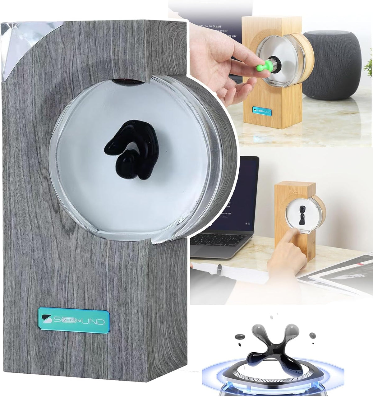 Dancing Ferrofluid Music Rhythm Ferrofluid Bluetooth Speaker