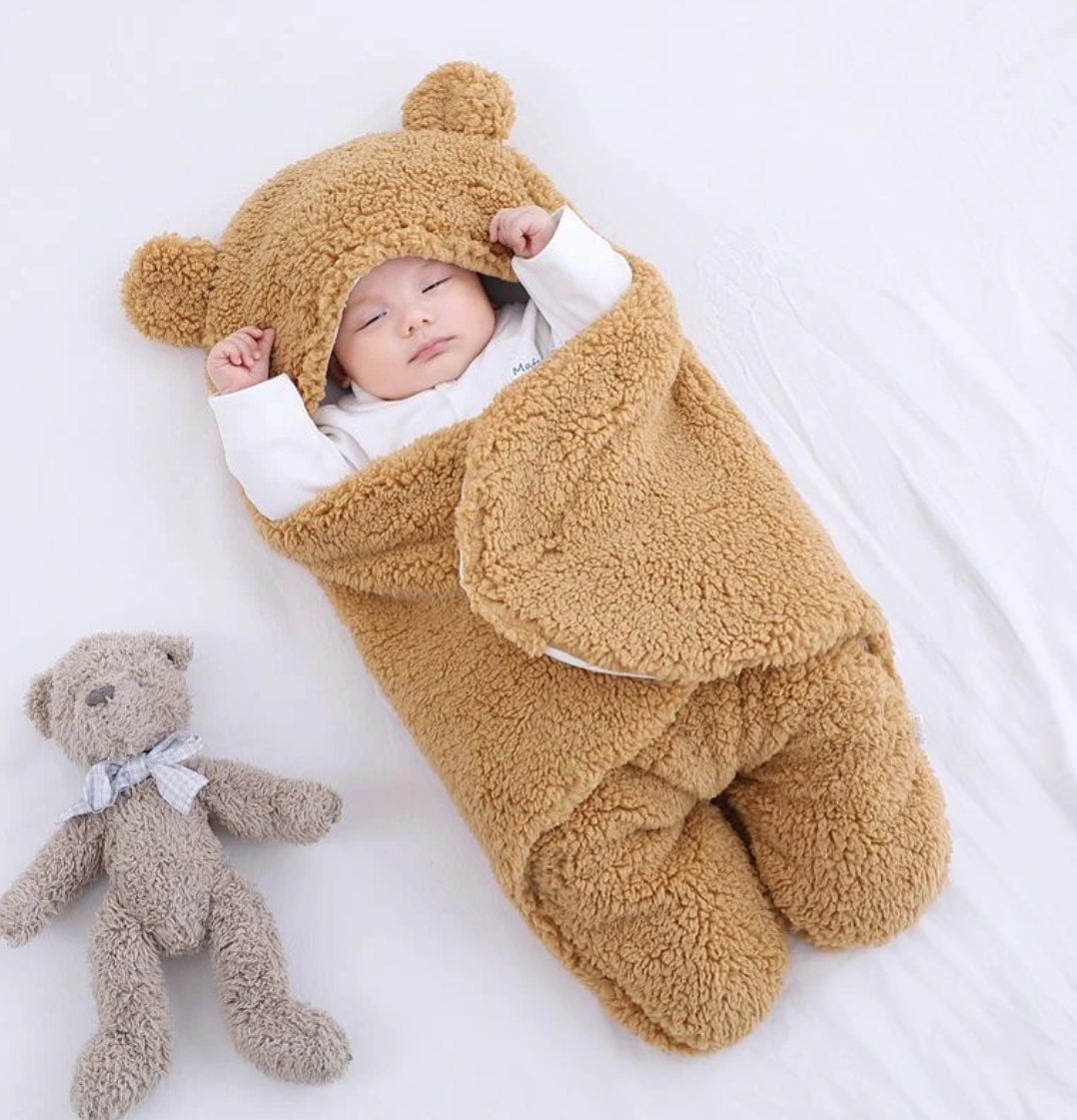 Cozy Baby Swaddle Wrap – Newborn Winter Blanket